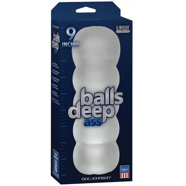 Balls Deep The Bad Ass 9’’ Stroker - Frost - Dolls & Masturbators