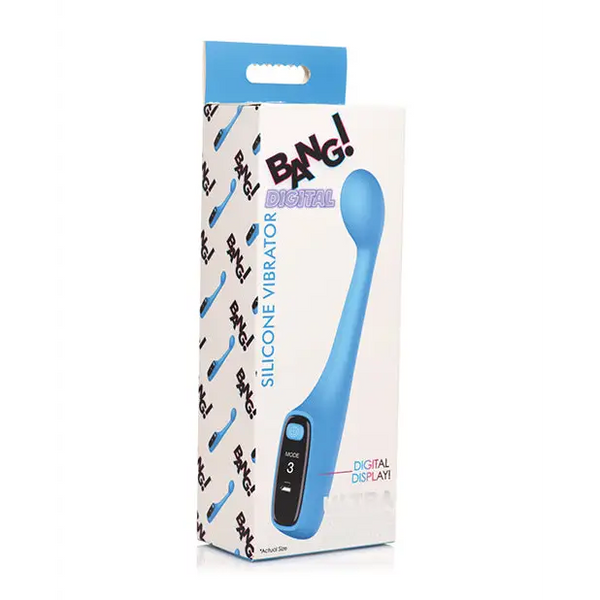 Bang! 10X Digital G-Spot Vibrator - Blue - Vibrators