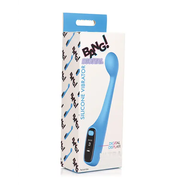 Bang! 10X Digital G-Spot Vibrator - Blue - Vibrators