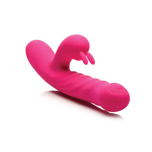 Bang! 10X Thrusting & Vibrating Rabbit - Pink - Vibrators