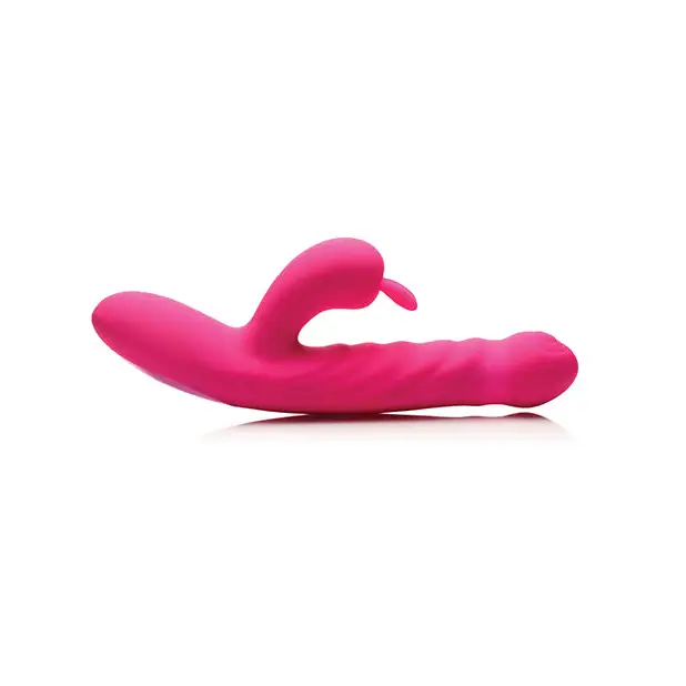 Bang! 10X Thrusting & Vibrating Rabbit - Pink - Vibrators