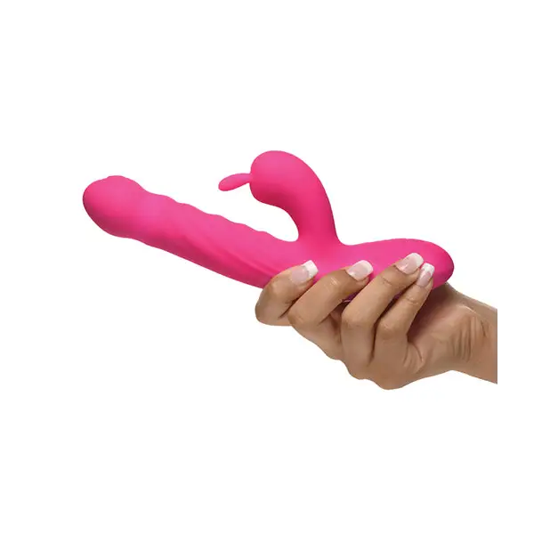 Bang! 10X Thrusting & Vibrating Rabbit - Pink - Vibrators