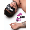 Bang! Couple’s Kit with RC Bullet Blindfold Cock Ring & Finger Vibe - Purple - Stimulators