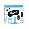 Bang! Duo Blast Remote Control Cock Ring & Butt Plug Vibe Kit - Blue - Anal Products
