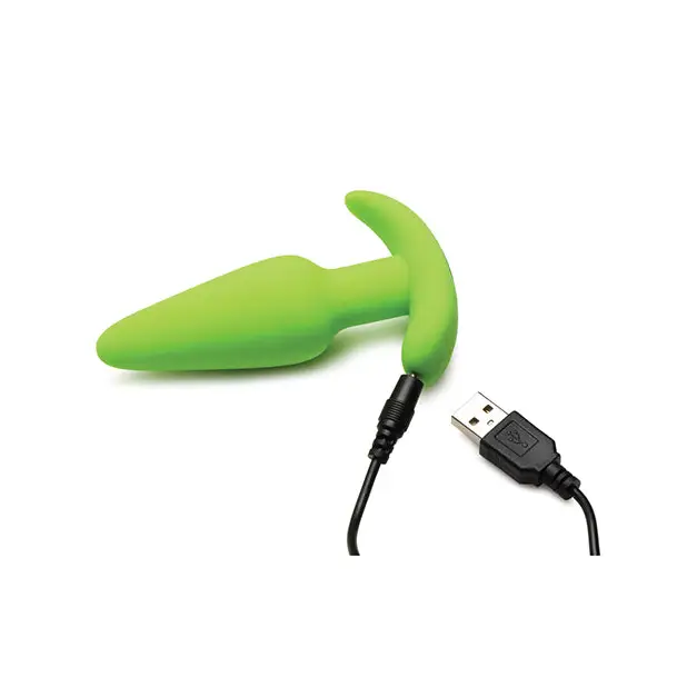 Bang! Glow in the Dark 21X Remote Controlled Butt Plug - Anal Products