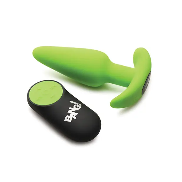 Bang! Glow in the Dark 21X Remote Controlled Butt Plug - Anal Products