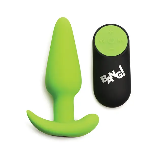 Bang! Glow in the Dark 21X Remote Controlled Butt Plug - Anal Products