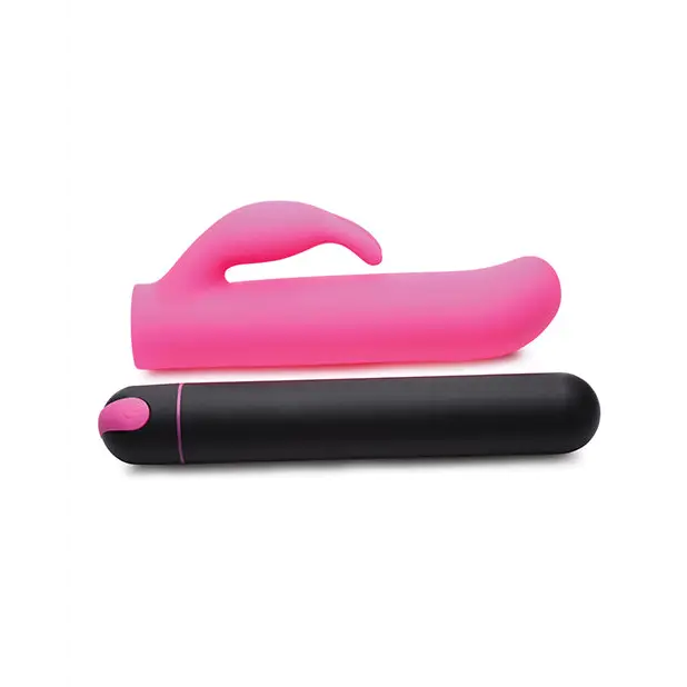 Bang! XL Bullet & Rabbit Silicone Sleeve - Pink - Vibrators