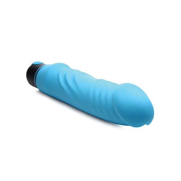 Bang! XL Bullet & Ribbed Silicone Sleeve - Blue - Dongs & Dildos