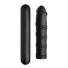 Bang! XL Bullet & Swirl Silicone Sleeve - Black - Dongs & Dildos