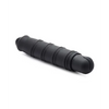 Bang! XL Bullet & Swirl Silicone Sleeve - Black - Dongs & Dildos