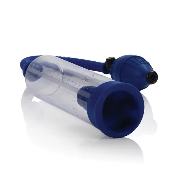 Basic Essentials Pump - Blue - Penis Enhancement