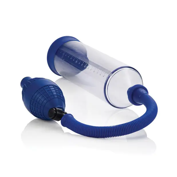 Basic Essentials Pump - Blue - Penis Enhancement