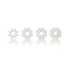 Basic Essentials Rings - Clear Set of 4 - Penis Enhancement