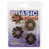 Basic Essentials Rings - Smoke Set of 4 - Penis Enhancement
