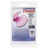 Basic Essentials Stretchy Vibrating Bunny Enhancer - Pink - Penis Enhancement
