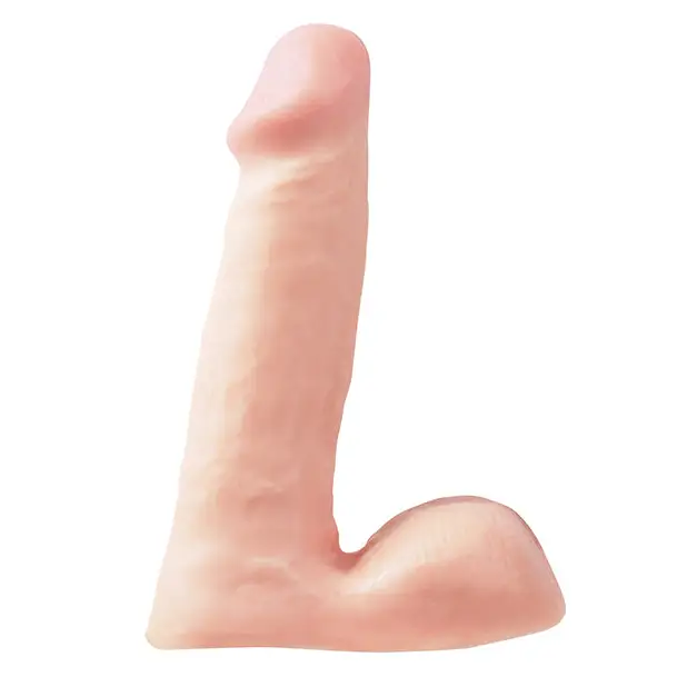 Basix Rubber Works 6’’ Dong - Flesh - Dongs & Dildos