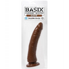 Basix Rubber Works 7’’ Slim Dong - Brown - Dongs & Dildos