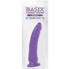 Basix Rubber Works 7’’ Slim Dong - Purple - Dongs & Dildos