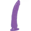 Basix Rubber Works 7’’ Slim Dong - Purple - Dongs & Dildos