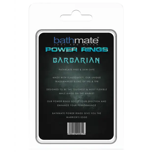 Bathmate Barbarian Cock Ring - Black - Penis Enhancement