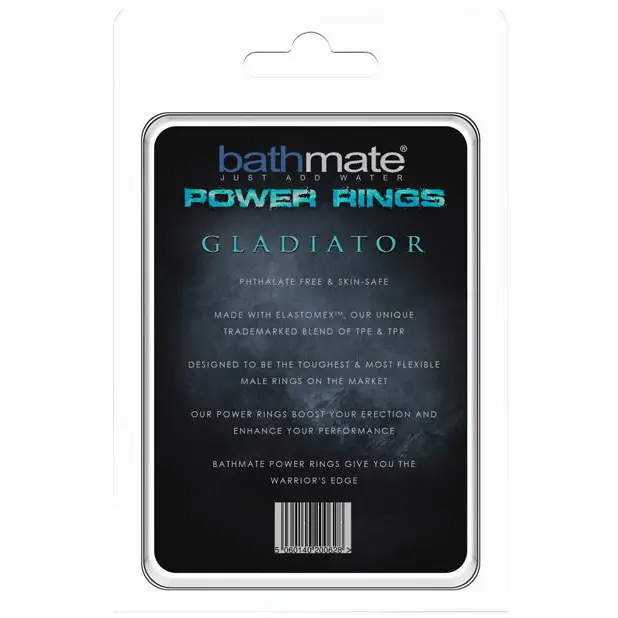 Bathmate Gladiator Cock Ring - Black - Penis Enhancement