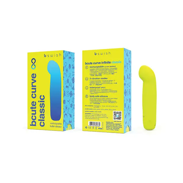Bcute Curve Infinite Classic - Citrus Yellow - Vibrators