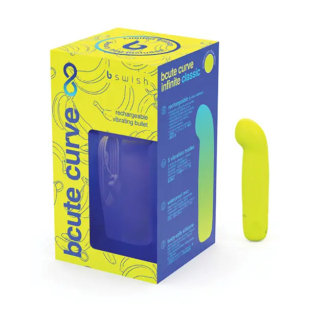Bcute Curve Infinite Classic Limited Edition - Citrus Yellow - Vibrators