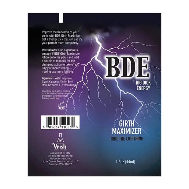 BDE Girth Maximizer - 1.5 oz - Sexual Enhancers