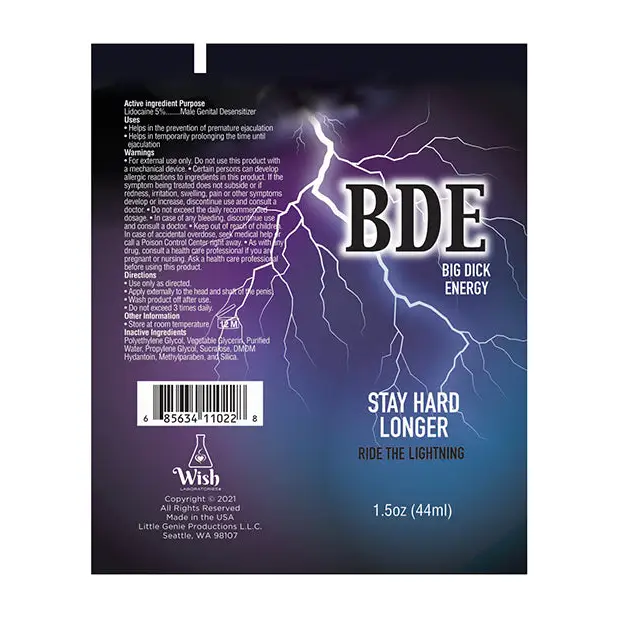 BDE Stay Hard Longer - 1.5 oz - Sexual Enhancers