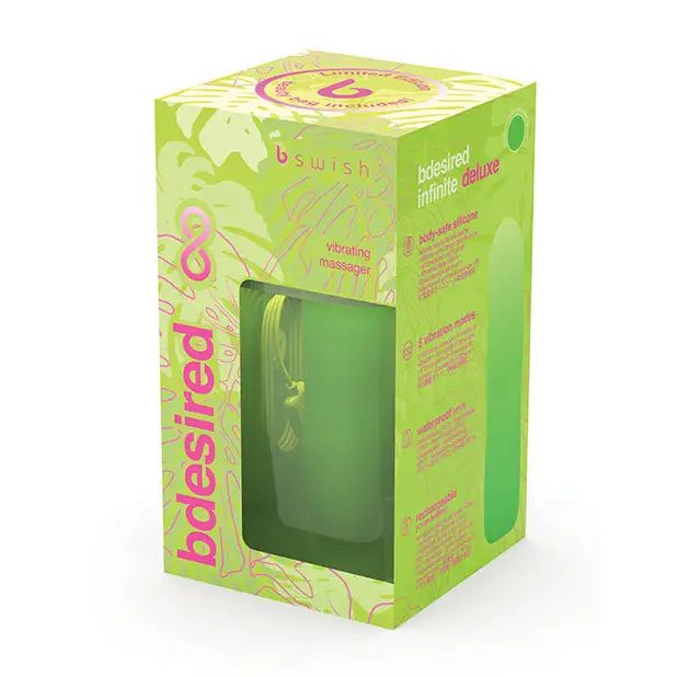 Bdesired Infinite Deluxe LE Paradise Vibrator - Green
