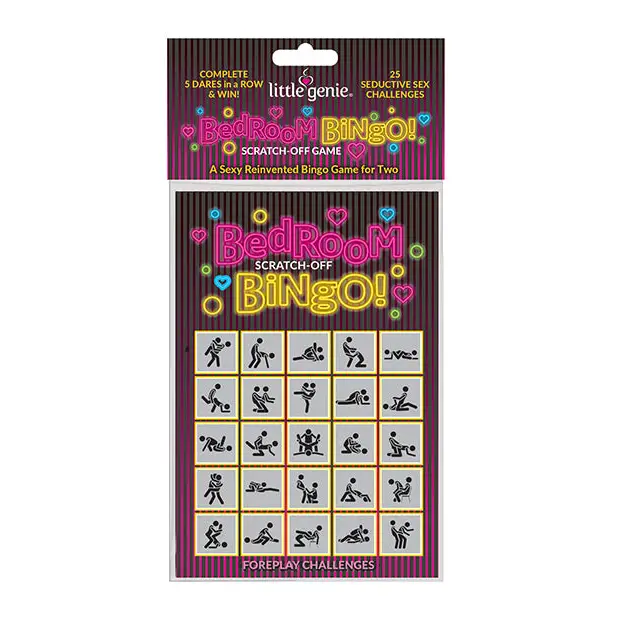 Bedroom Bingo Scratch-Off Game - Games for Romance & Couples