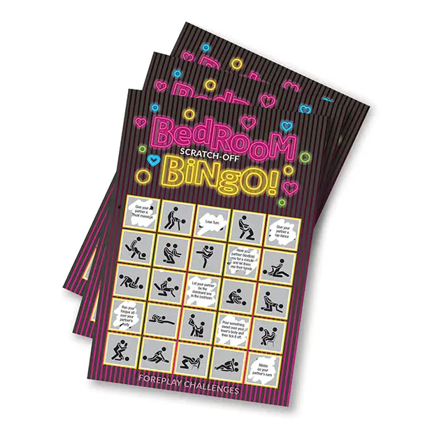 Bedroom Bingo Scratch-Off Game - Games for Romance & Couples