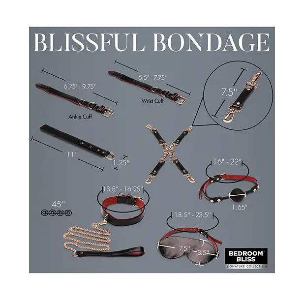 Bedroom Bliss Deluxe Bondage Set