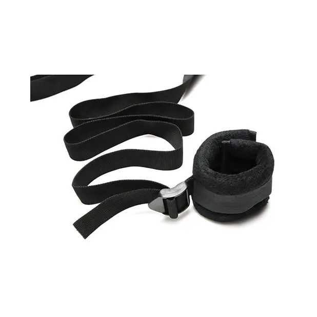 Bedroom Bliss Lover’s Bed Restraint System - Black - Bondage Blindfolds & Restraints