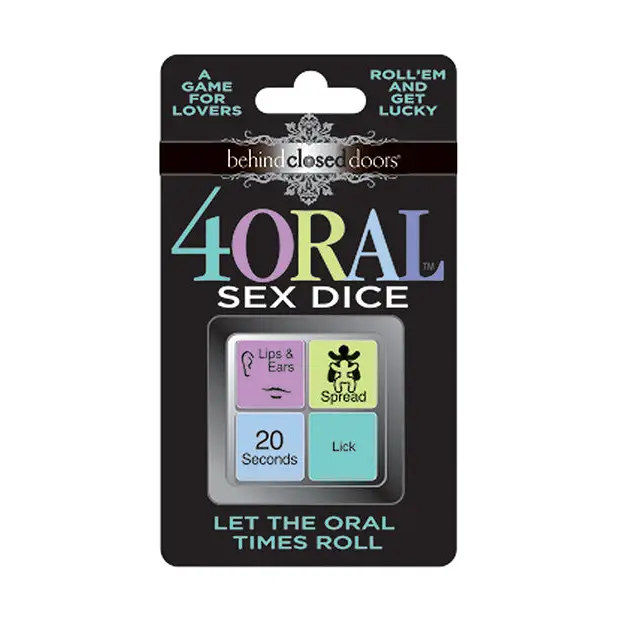Behind Closed Doors 4 Oral Sex Dice - Games for Romance & Couples