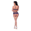 Berrylicious Cutout Dress & G-String Blue L/XL - Lingerie - Packaged
