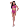 Berrylicious Lace Halter Top & Panty Pink S/M - Lingerie - Packaged
