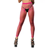 Beverly Hills Naughty Girl Crotchless All Over Mesh Leggings Pink O/S - Lingerie - Packaged