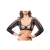 Beverly Hills Naughty Girl Crotchless All Over Straps Mesh Leggings Black O/S - Lingerie - Packaged