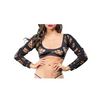 Beverly Hills Naughty Girl Crotchless Mesh & Fishnet Leggings Black O/S - Lingerie - Packaged