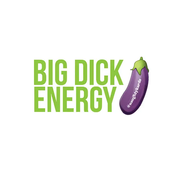Big Dick Energy Naughty Sticker - Pack of 3 - Novelties