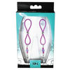 Bijoux de Nip Nipple Halos Flower Charm - Purple - Bondage Blindfolds & Restraints