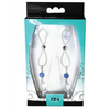 Bijoux de Nip Nipple Halos Moon & Star Charm - Blue/Clear - Bondage Blindfolds & Restraints