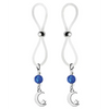 Bijoux de Nip Nipple Halos Moon & Star Charm - Blue/Clear - Bondage Blindfolds & Restraints
