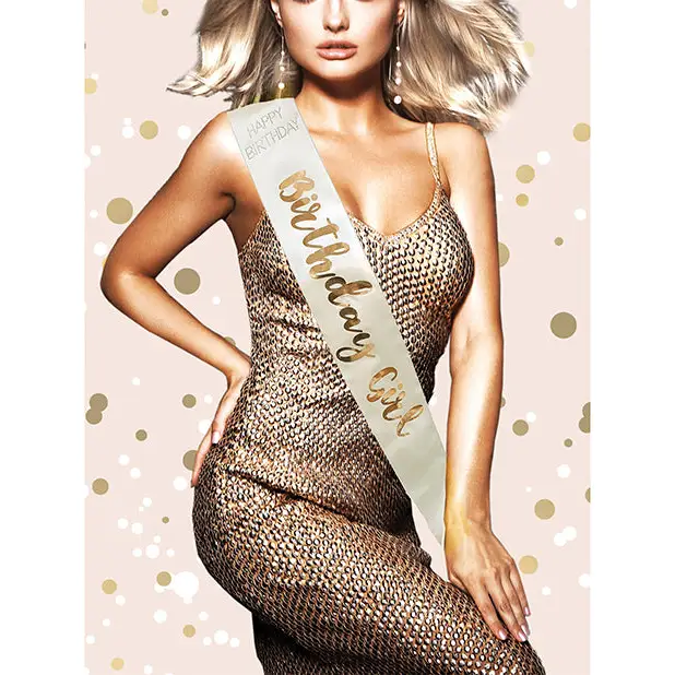Birthday Girl Sash - Rose Gold - Bachelorette & Party Supplies