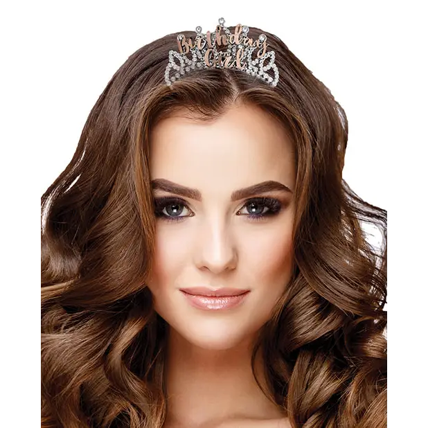 Birthday Girl Tiara - Rose Gold - Bachelorette & Party Supplies