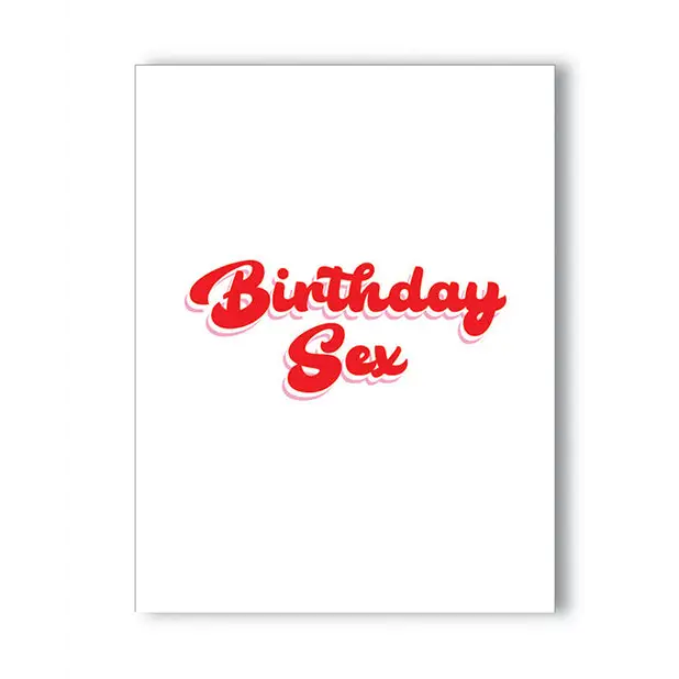 Birthday Sex Naughty Greeting Card - Bachelorette & Party Supplies