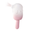 Bite Me Sucking Tapping & Vibrating Cream Pop Stimulator - Pink/White - Stimulators