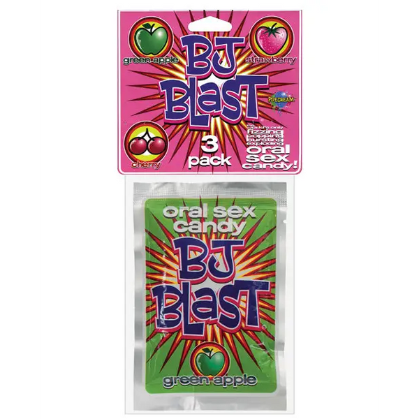 BJ Blast Oral Sex Candy - Asst. Flavors Pack of 3 - Sexual Enhancers